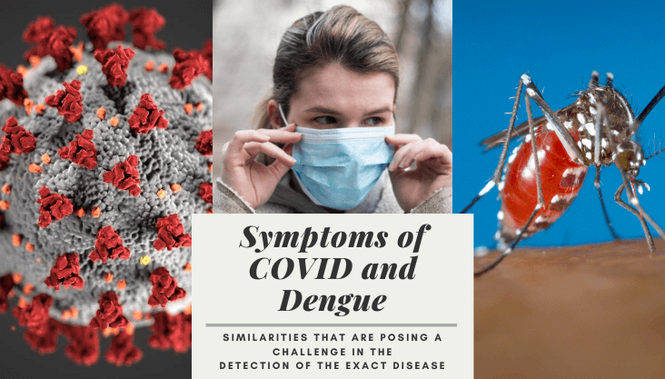 Symptoms of COVID and Dengue- Similarities